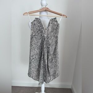 Zimmermann Silk Twist Strapless Dress